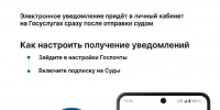 Судебные уведомления на Госуслугах. - Городской суд г. Канск